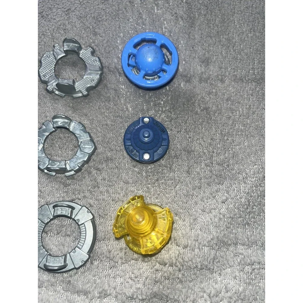 Beyblade Burst Lot Tomy Hasbro 3 Beys Nepstrius Jorgunmand Minoboros w/ Launcher